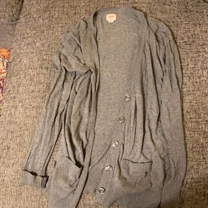 Mossimo L grey cardigan